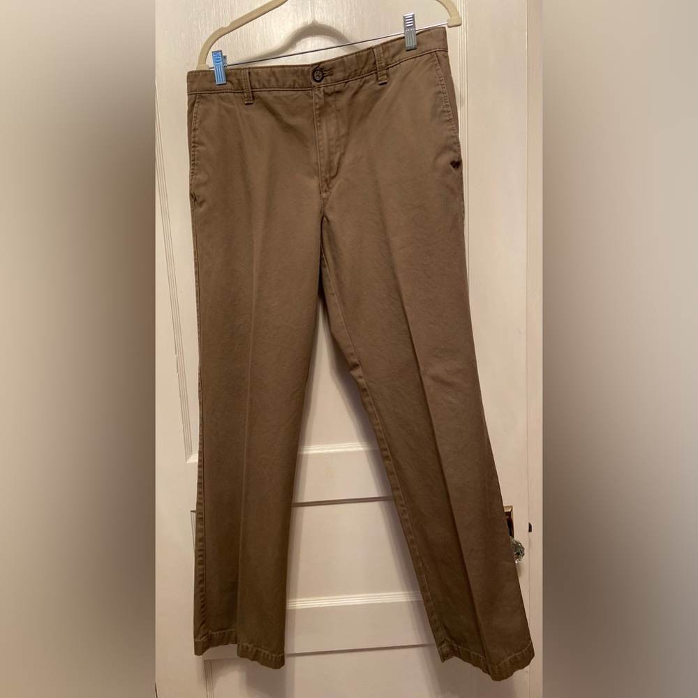 Izod Saltwater Slim Fit Flat Front Chino Pants